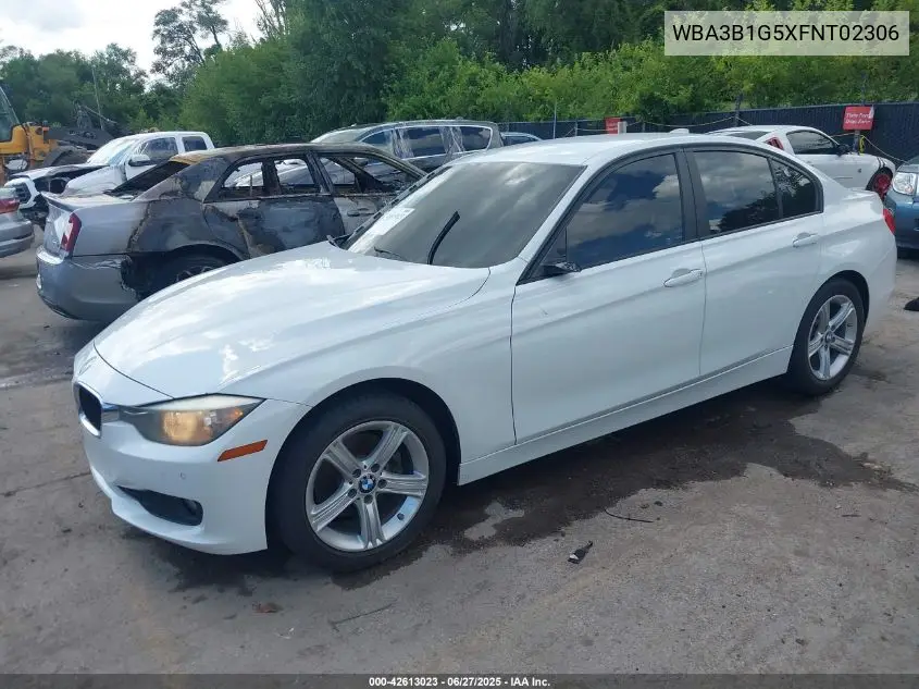 2015 BMW 320I VIN: WBA3B1G5XFNT02306 Lot: 42613023