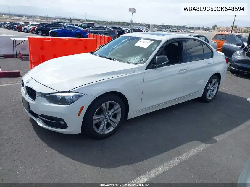2016 BMW 328I VIN: WBA8E9C50GK648594 Lot: 42221766