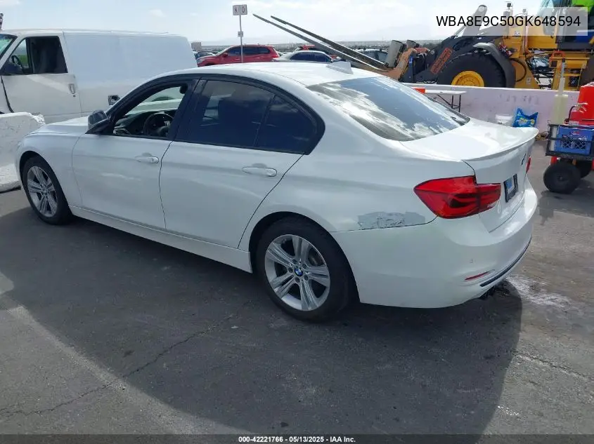 2016 BMW 328I VIN: WBA8E9C50GK648594 Lot: 42221766