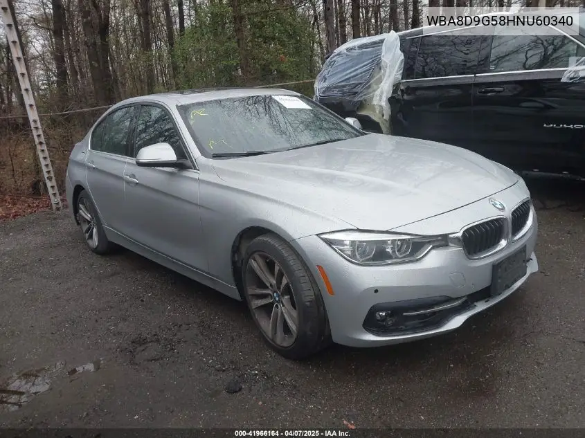 2017 BMW 330I xDrive VIN: WBA8D9G58HNU60340 Lot: 41966164