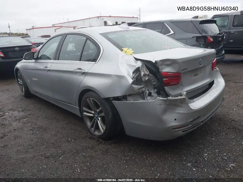 2017 BMW 330I xDrive VIN: WBA8D9G58HNU60340 Lot: 41966164