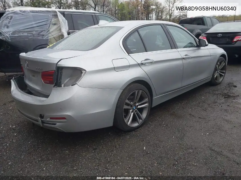 2017 BMW 330I xDrive VIN: WBA8D9G58HNU60340 Lot: 41966164