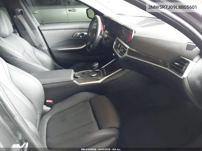 2020 BMW 330I xDrive VIN: 3MW5R7J09L8B05601 Lot: 41939056