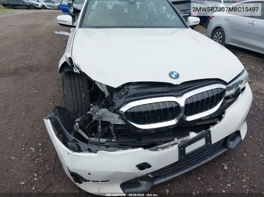 2021 BMW 330Xi VIN: 3MW5R7J07M8C15497 Lot: 42591036