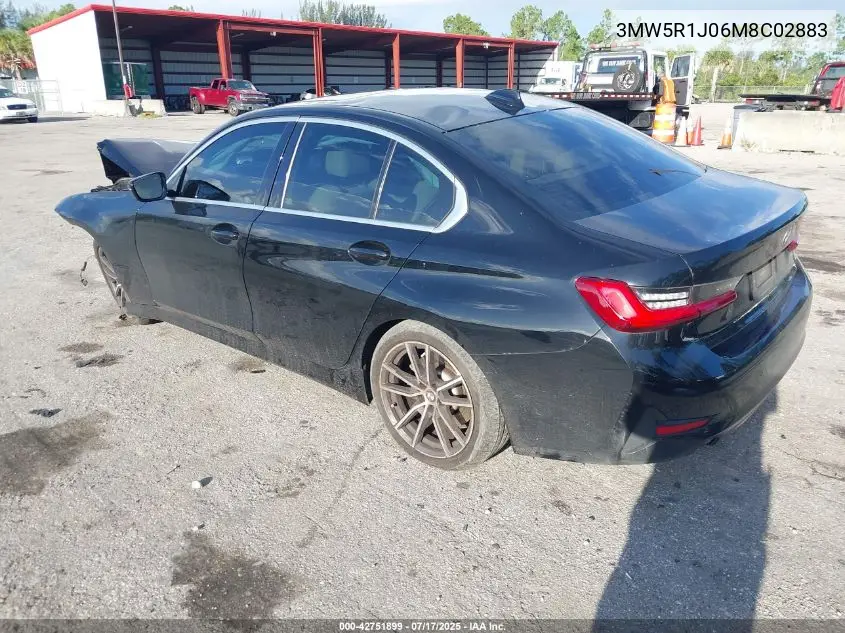 2021 BMW 330I VIN: 3MW5R1J06M8C02883 Lot: 42751899