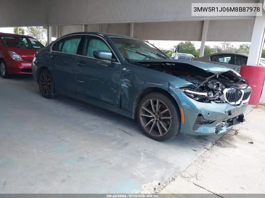 2021 BMW 330I VIN: 3MW5R1J06M8B87978 Lot: 42752044