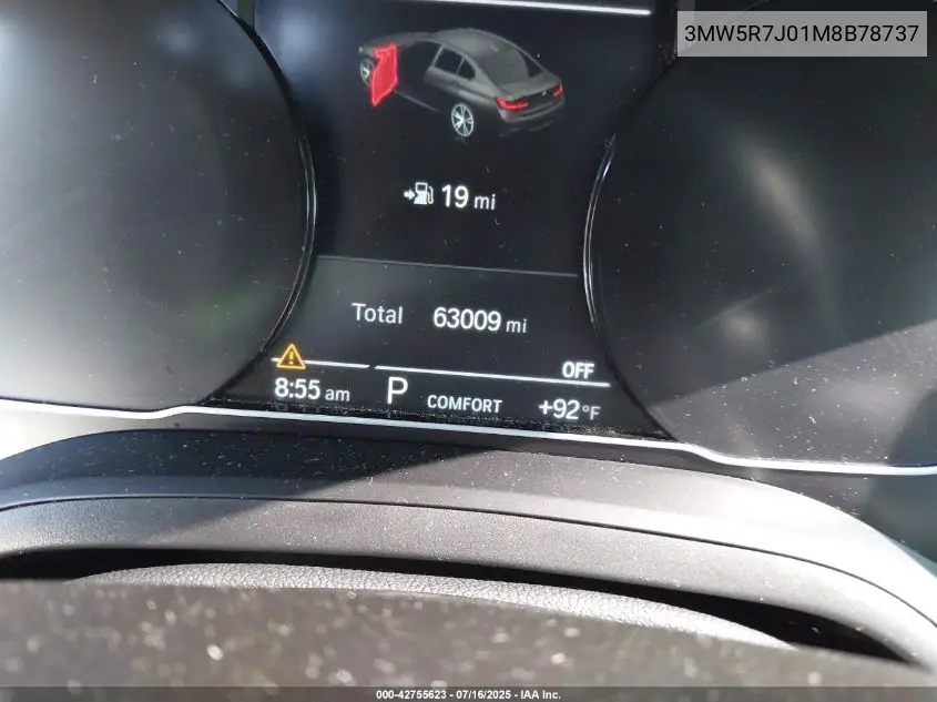 2021 BMW 330I xDrive VIN: 3MW5R7J01M8B78737 Lot: 42755623