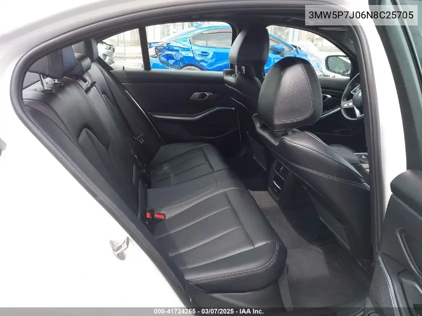 2022 BMW 3 Series 330E VIN: 3MW5P7J06N8C25705 Lot: 41724265