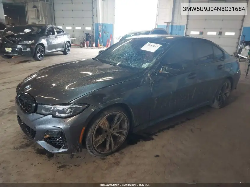 2022 BMW 3 Series M340I xDrive VIN: 3MW5U9J04N8C31684 Lot: 42254207