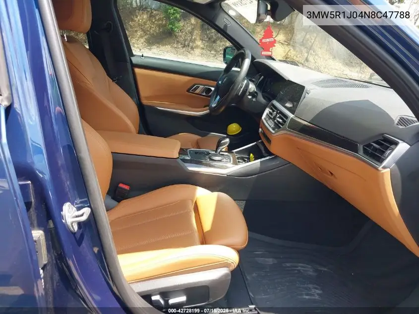 2022 BMW 330I VIN: 3MW5R1J04N8C47788 Lot: 42728199