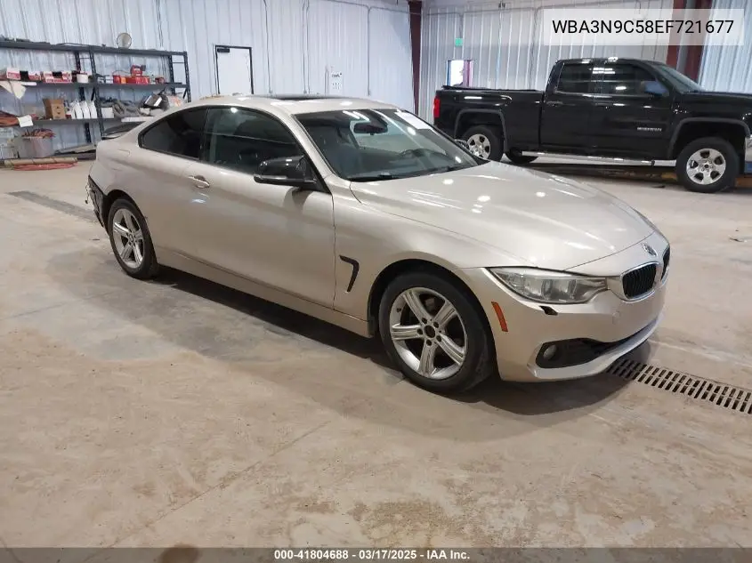2014 BMW 428I xDrive VIN: WBA3N9C58EF721677 Lot: 41804688