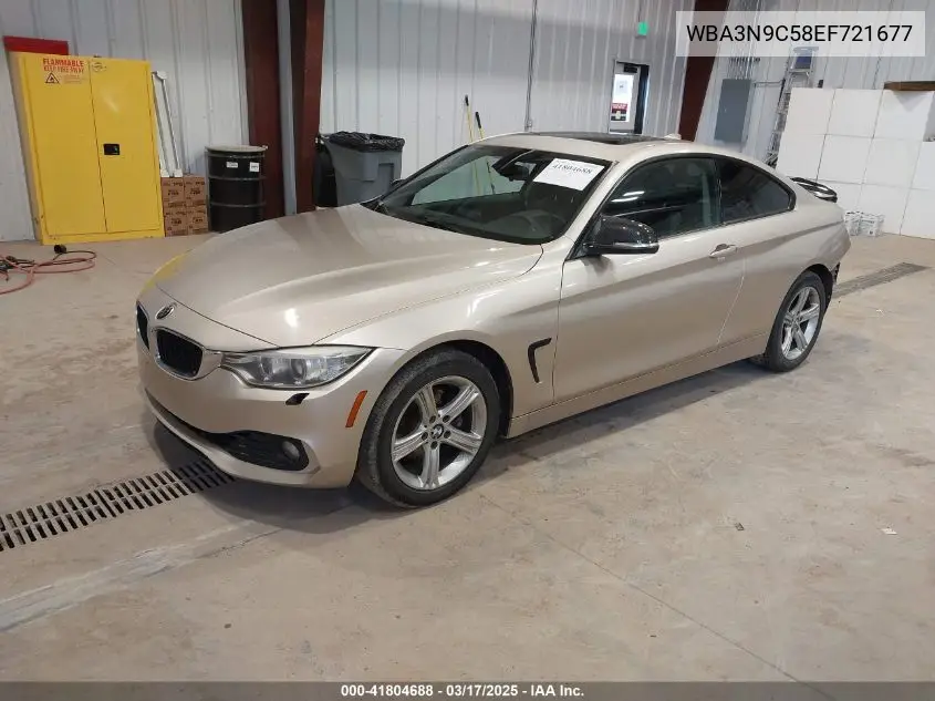 2014 BMW 428I xDrive VIN: WBA3N9C58EF721677 Lot: 41804688