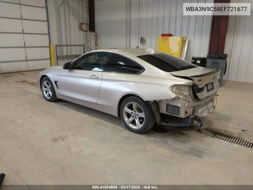 2014 BMW 428I xDrive VIN: WBA3N9C58EF721677 Lot: 41804688
