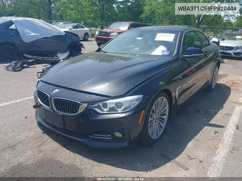 2015 BMW 428I xDrive VIN: WBA3T1C55FP820444 Lot: 42183187