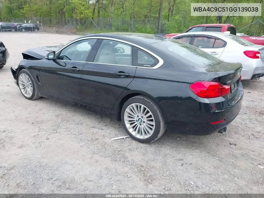 2016 BMW 428I Gran Coupe xDrive VIN: WBA4C9C51GG139038 Lot: 42247629