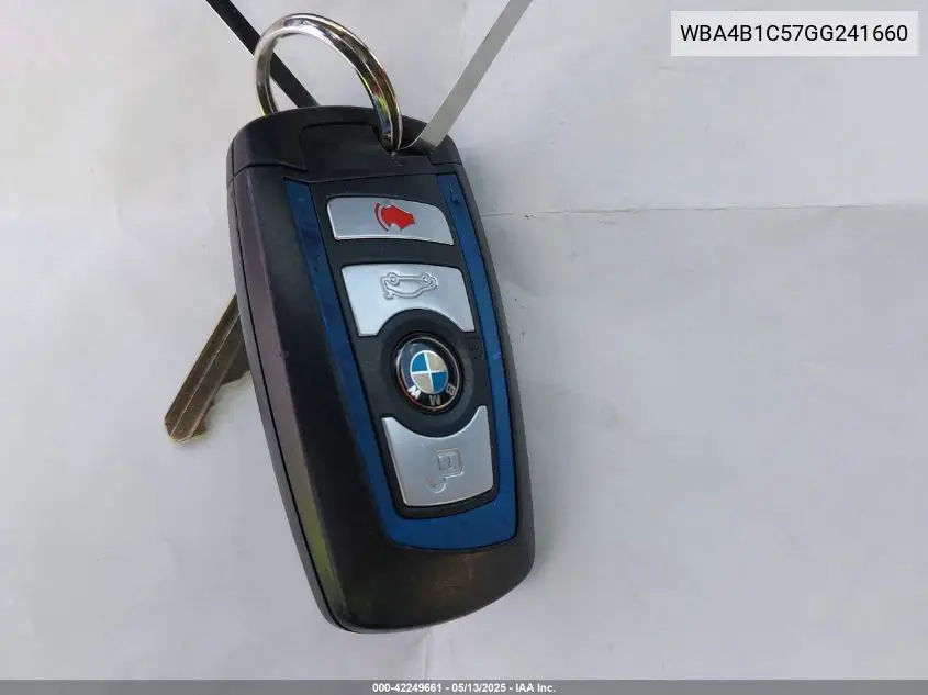 2016 BMW 435I Gran Coupe VIN: WBA4B1C57GG241660 Lot: 42249661