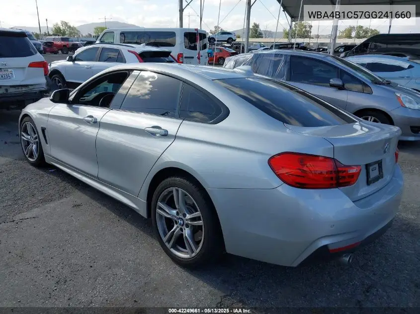 2016 BMW 435I Gran Coupe VIN: WBA4B1C57GG241660 Lot: 42249661