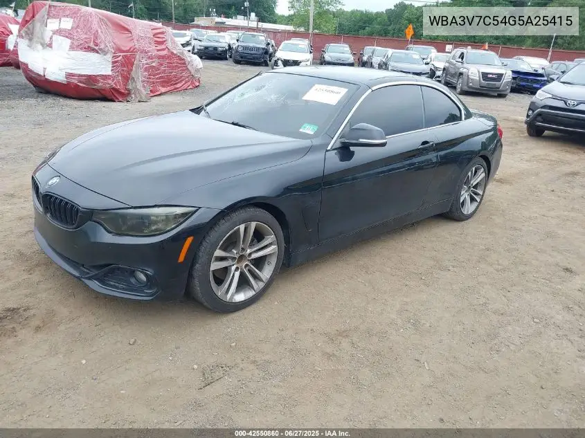 2016 BMW 428I VIN: WBA3V7C54G5A25415 Lot: 42550860