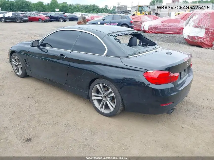2016 BMW 428I VIN: WBA3V7C54G5A25415 Lot: 42550860