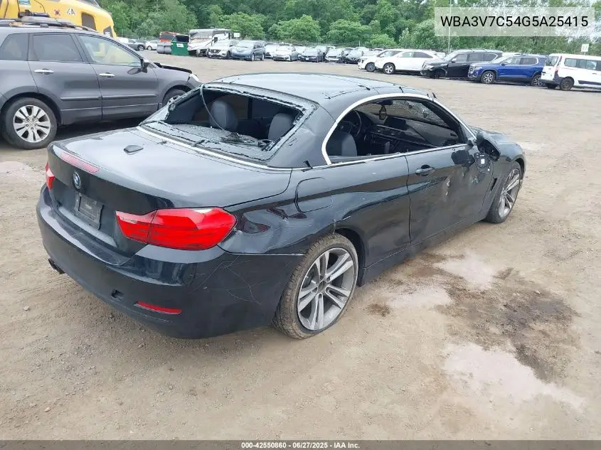 2016 BMW 428I VIN: WBA3V7C54G5A25415 Lot: 42550860