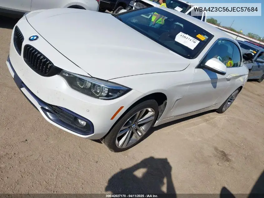 2018 BMW 430I xDrive VIN: WBA4Z3C56JEC57684 Lot: 42027170