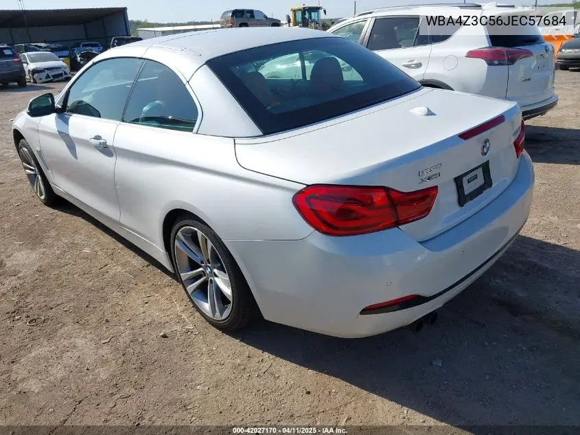 2018 BMW 430I xDrive VIN: WBA4Z3C56JEC57684 Lot: 42027170