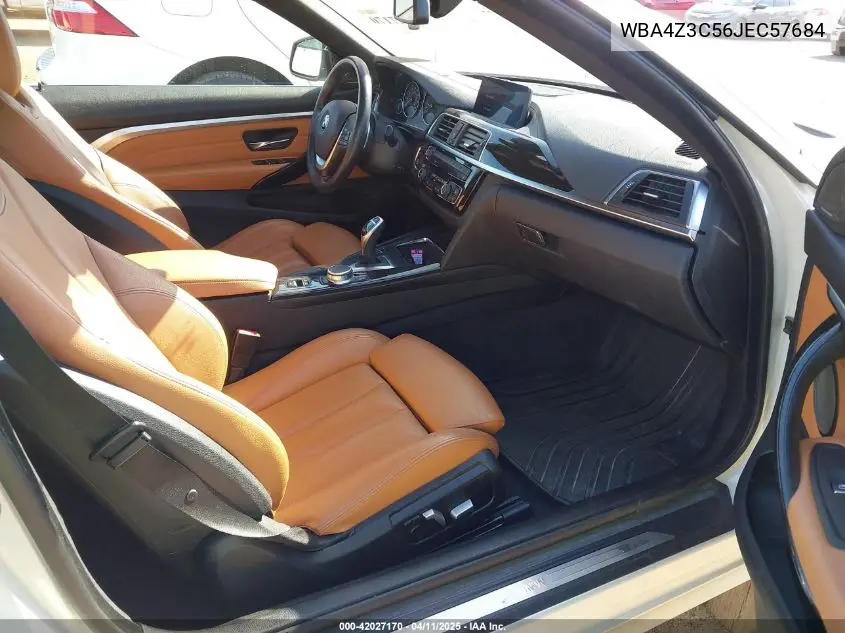2018 BMW 430I xDrive VIN: WBA4Z3C56JEC57684 Lot: 42027170