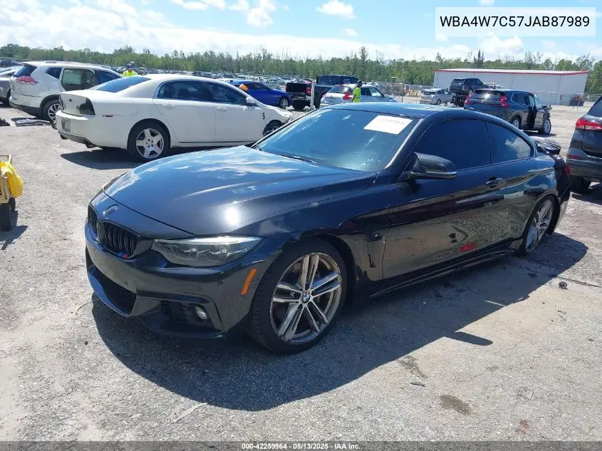 2018 BMW 440I VIN: WBA4W7C57JAB87989 Lot: 42259964