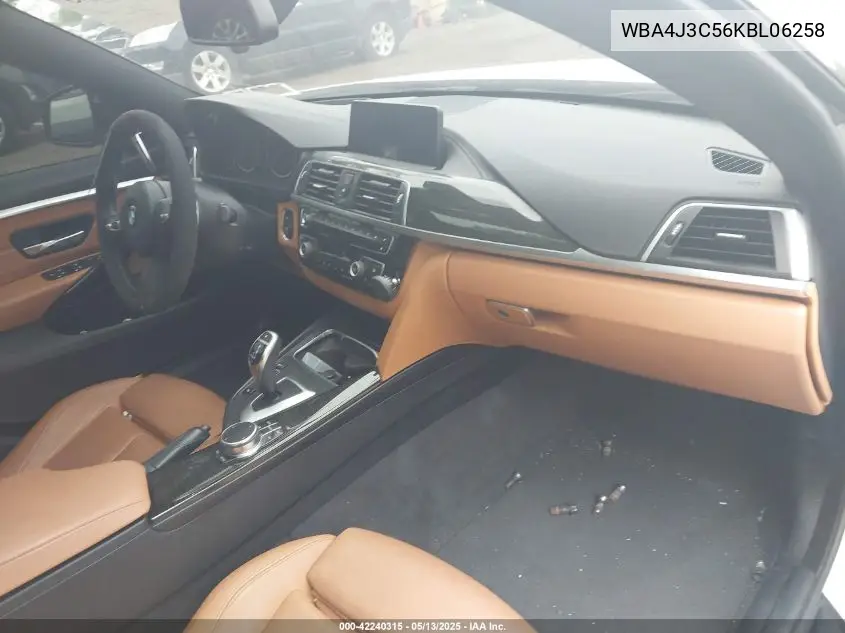 2019 BMW 430I Gran Coupe xDrive VIN: WBA4J3C56KBL06258 Lot: 42240315