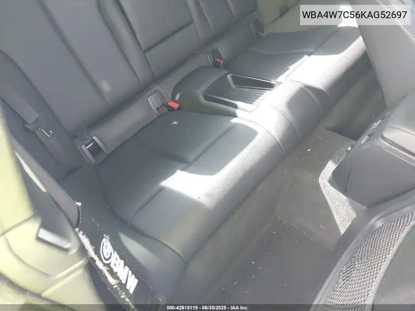 2019 BMW 440I VIN: WBA4W7C56KAG52697 Lot: 42618119