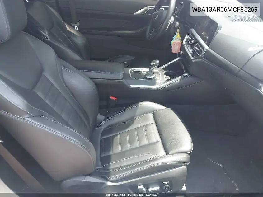 2021 BMW M440I xDrive VIN: WBA13AR06MCF85269 Lot: 42553151