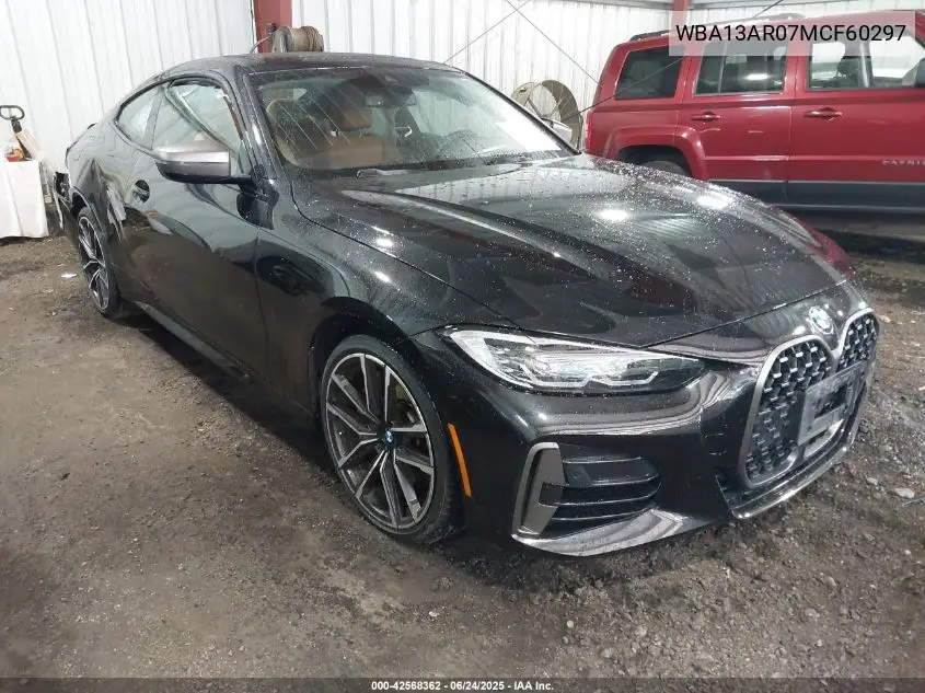 2021 BMW M440I xDrive VIN: WBA13AR07MCF60297 Lot: 42568362