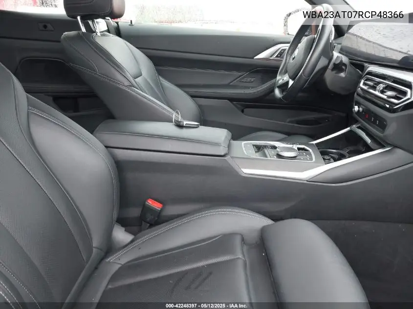2024 BMW 4 Series 430I VIN: WBA23AT07RCP48366 Lot: 42248397