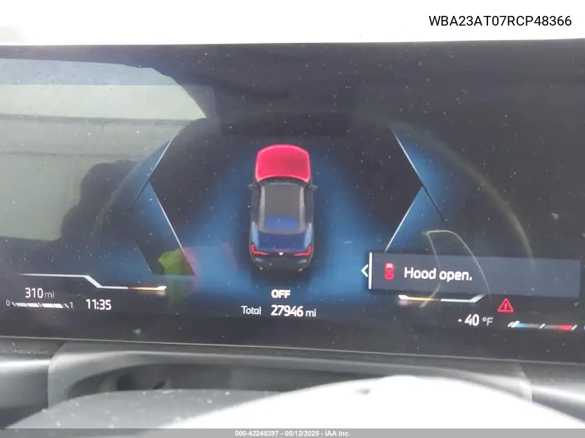 2024 BMW 4 Series 430I VIN: WBA23AT07RCP48366 Lot: 42248397