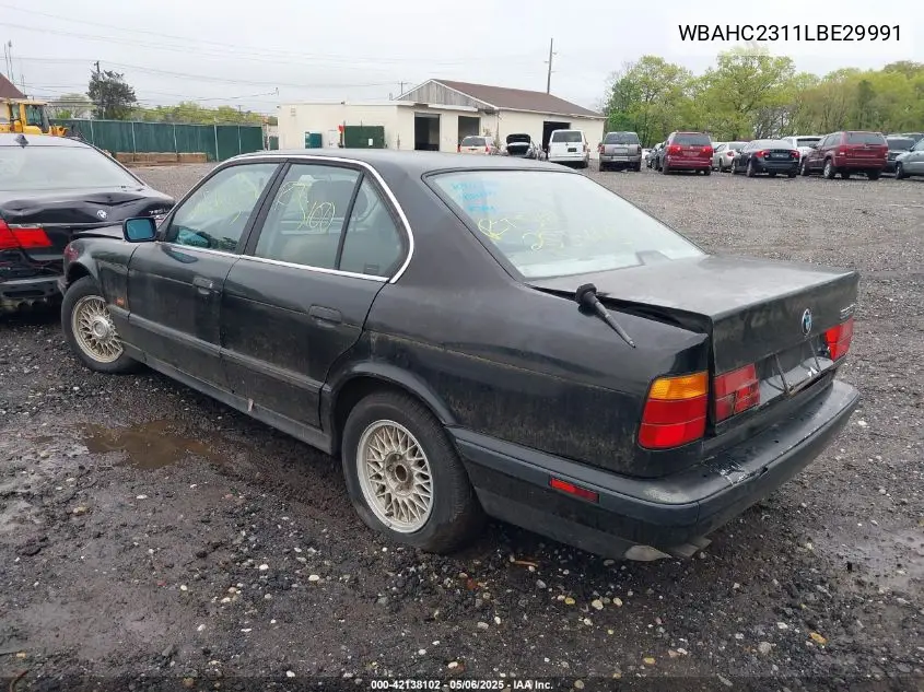 1990 BMW 525 I Automatic VIN: WBAHC2311LBE29991 Lot: 42138102
