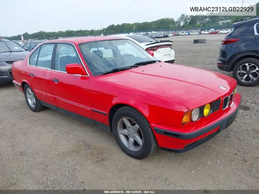 1990 BMW 525 I Automatic VIN: WBAHC2312LGB22929 Lot: 42505410