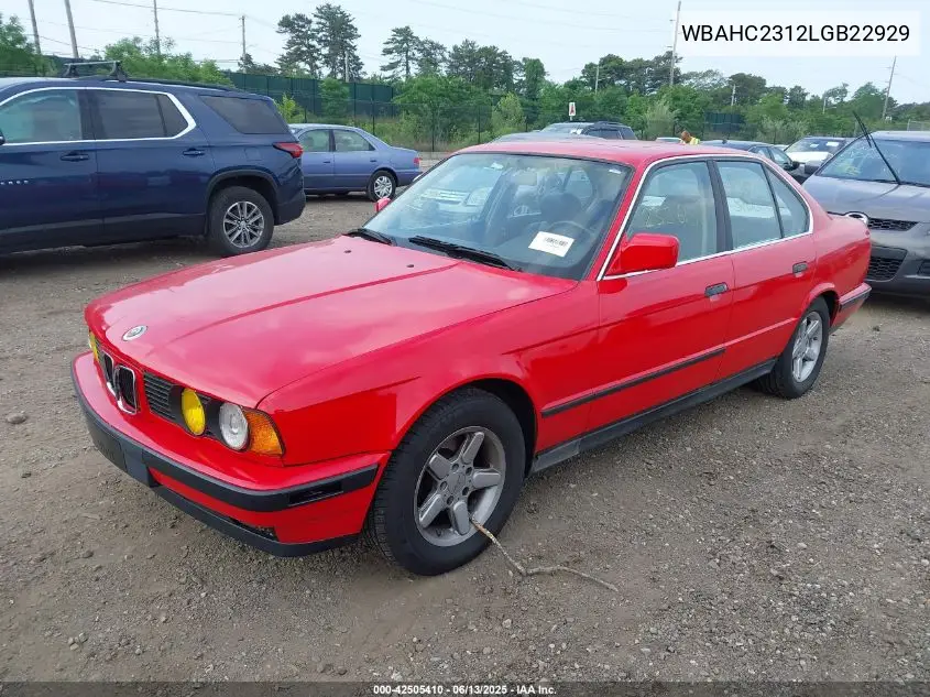 1990 BMW 525 I Automatic VIN: WBAHC2312LGB22929 Lot: 42505410