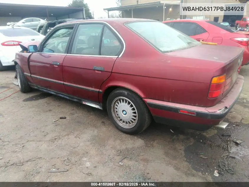 1993 BMW 525 I Automatic VIN: WBAHD6317PBJ84928 Lot: 41572607