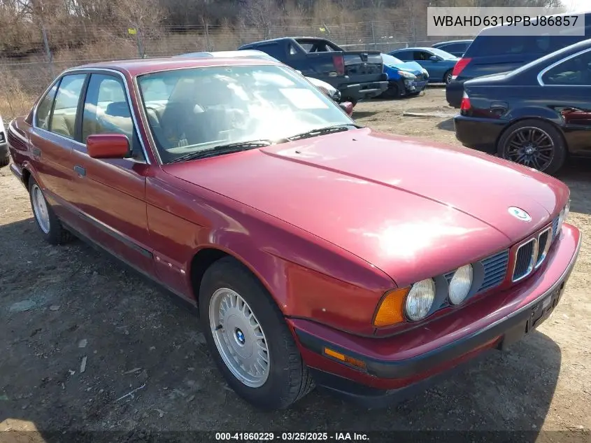 1993 BMW 525 I Automatic VIN: WBAHD6319PBJ86857 Lot: 41860229