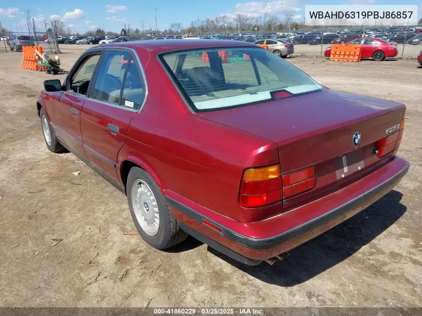 1993 BMW 525 I Automatic VIN: WBAHD6319PBJ86857 Lot: 41860229