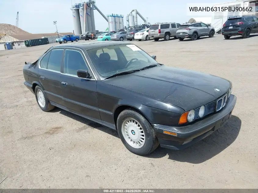 1993 BMW 525 I Automatic VIN: WBAHD6315PBJ90662 Lot: 42115003