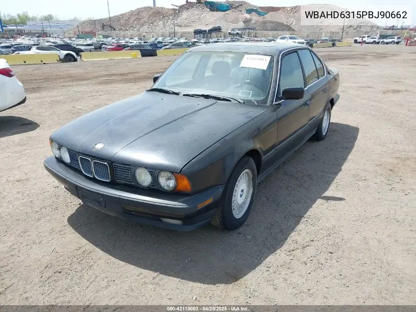 1993 BMW 525 I Automatic VIN: WBAHD6315PBJ90662 Lot: 42115003