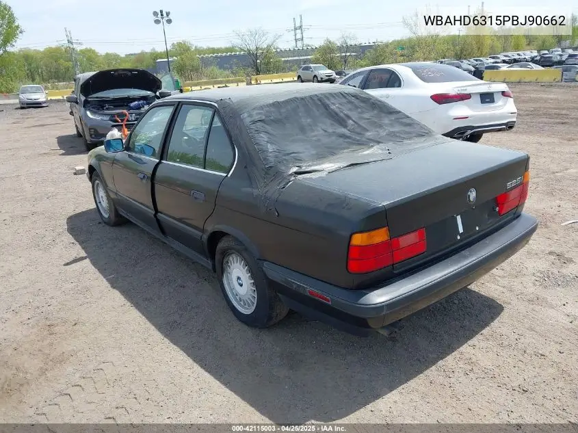 1993 BMW 525 I Automatic VIN: WBAHD6315PBJ90662 Lot: 42115003