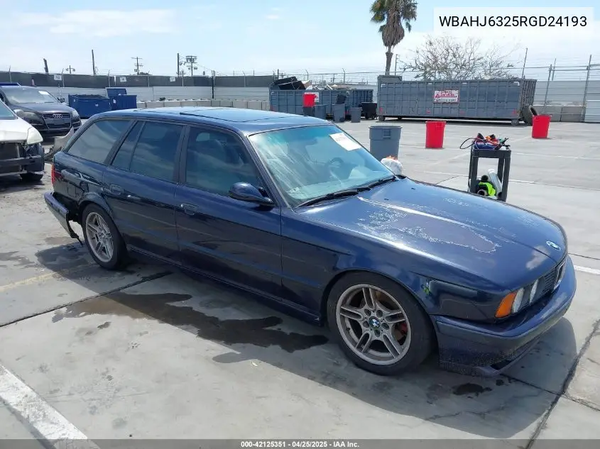 1994 BMW 525 It Automatic VIN: WBAHJ6325RGD24193 Lot: 42125351