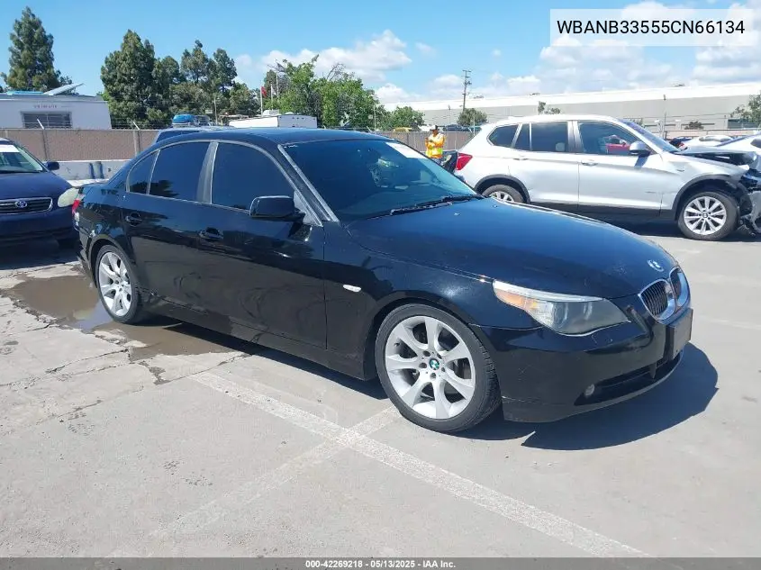 2005 BMW 545I VIN: WBANB33555CN66134 Lot: 42269218