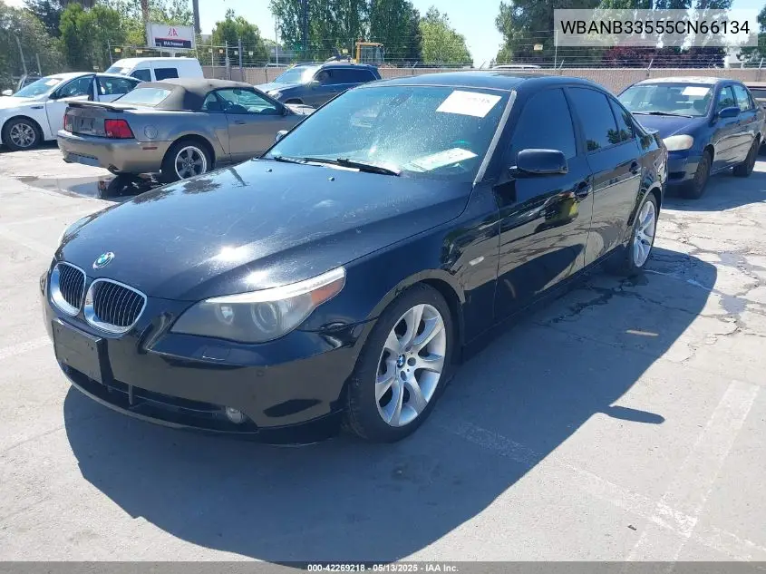 2005 BMW 545I VIN: WBANB33555CN66134 Lot: 42269218