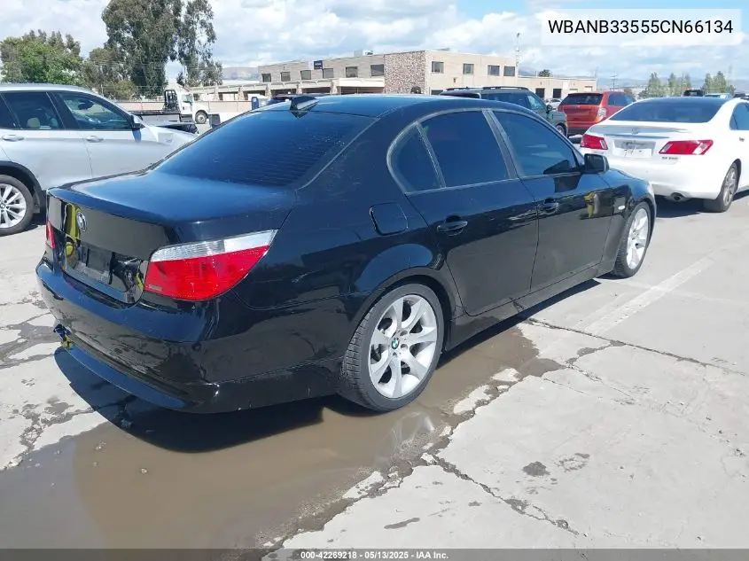 2005 BMW 545I VIN: WBANB33555CN66134 Lot: 42269218