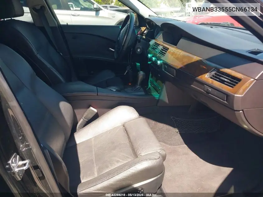 2005 BMW 545I VIN: WBANB33555CN66134 Lot: 42269218