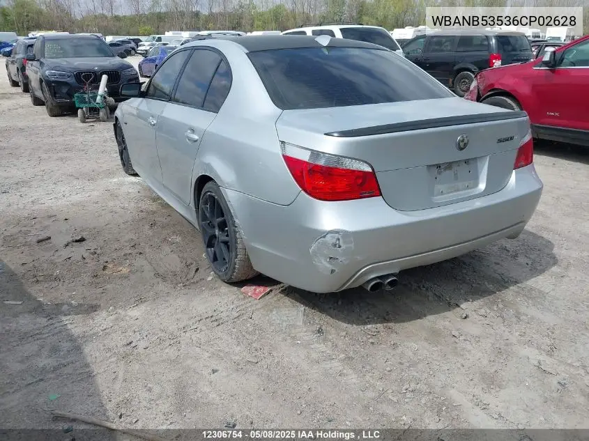 2006 BMW 550 I VIN: WBANB53536CP02628 Lot: 12306754