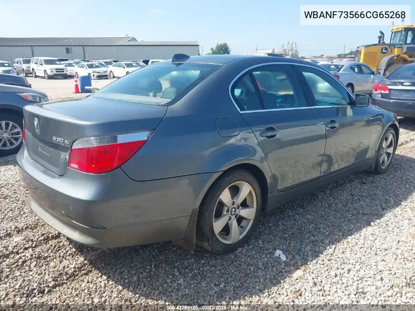 2006 BMW 530Xi VIN: WBANF73566CG65268 Lot: 42769120